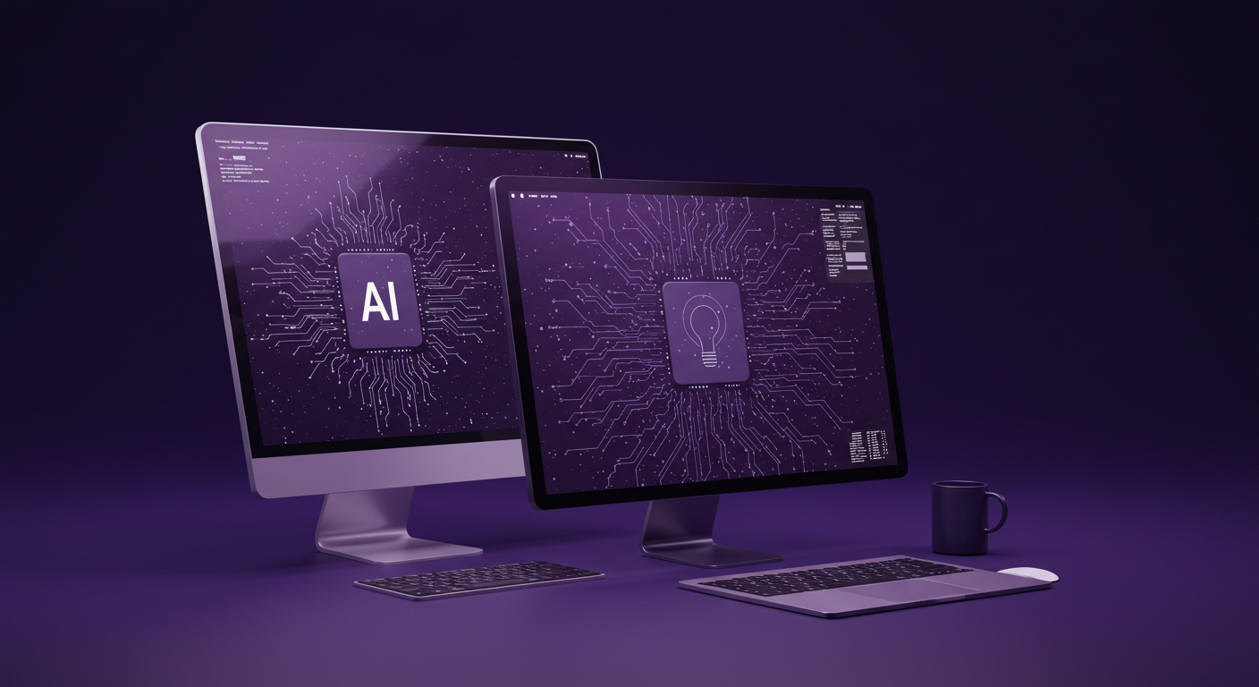 AI 시대 GEO 전략 — 네이버의 균열 개념 일러스트